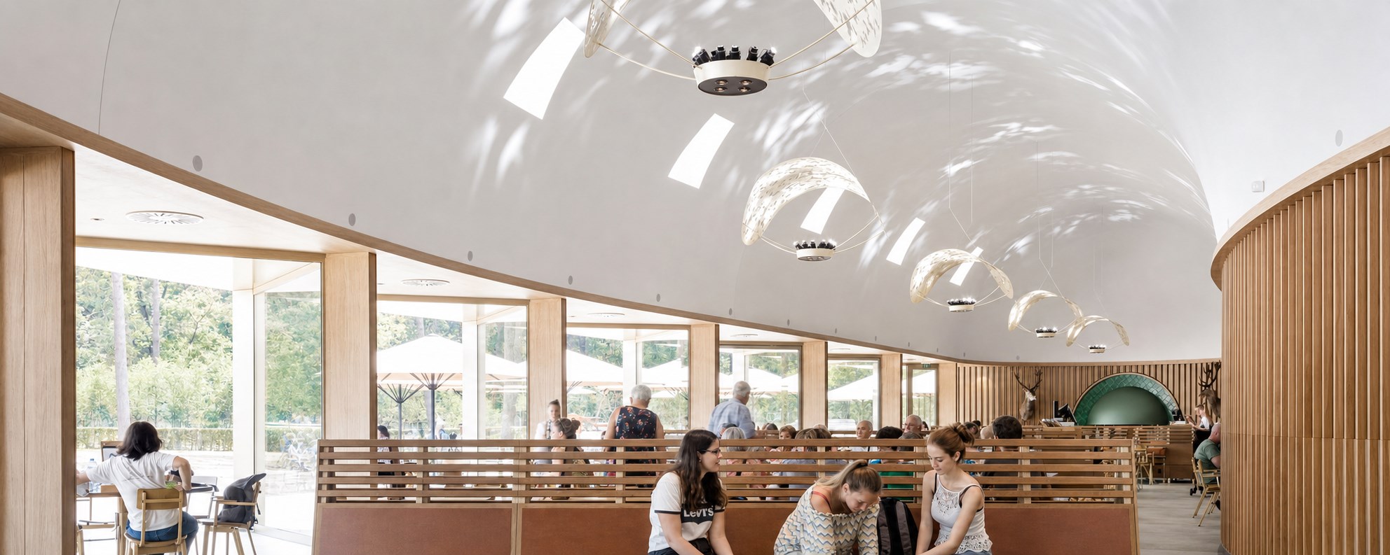 Bezoekerscentrum Hoge Veluwe met TDE verlichting