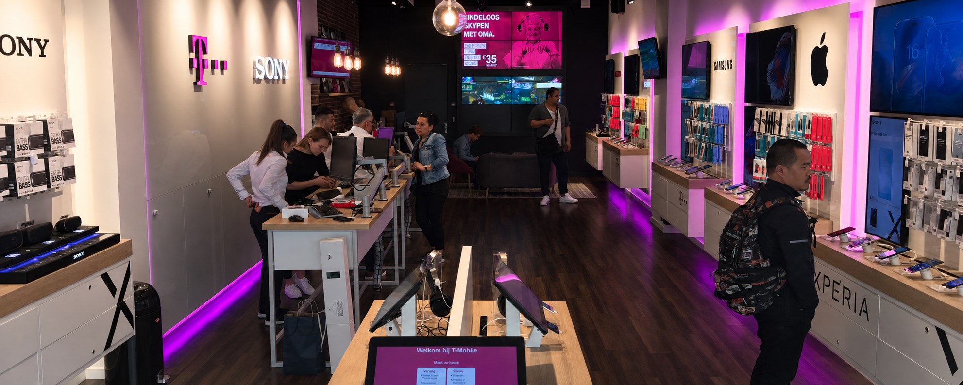 Retailverlichting in de Kalverstraat