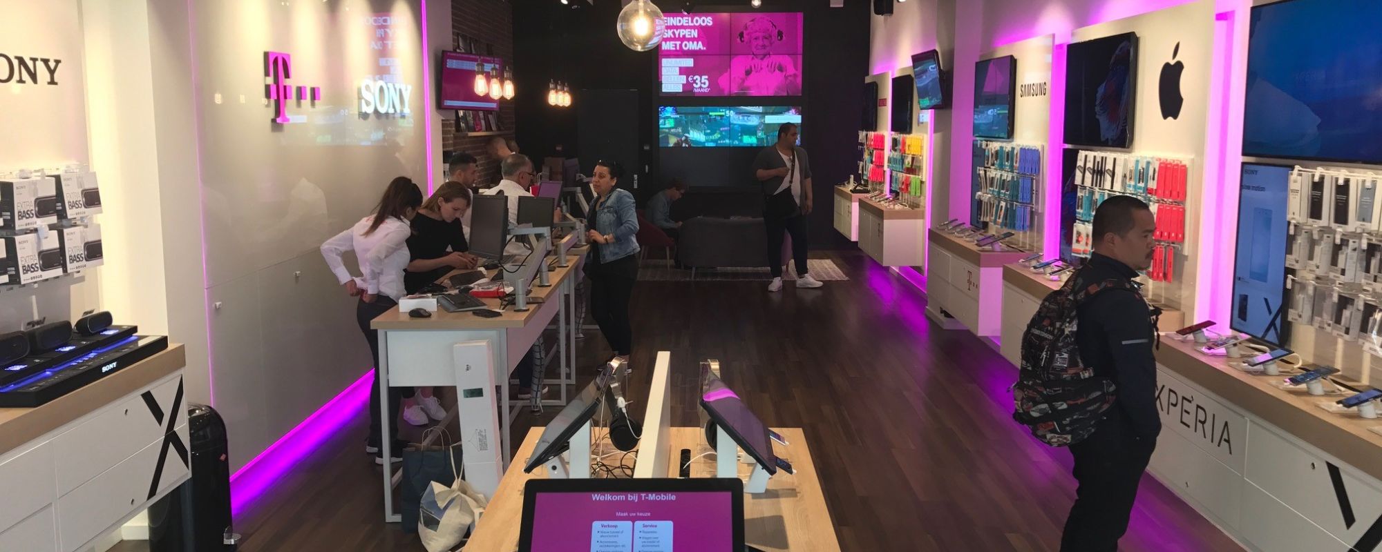 Retailverlichting in de Kalverstraat